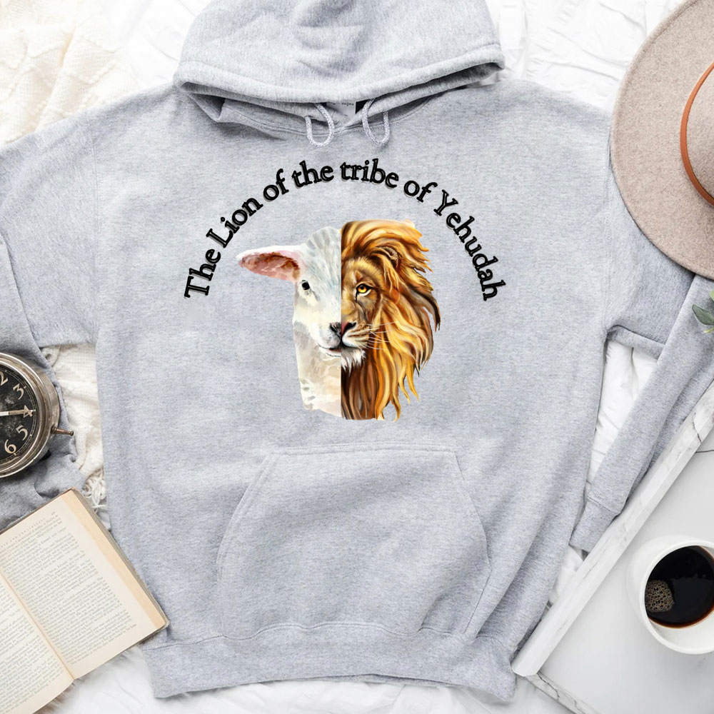 The Lion Of The Trible Of Yehudah Christian Hoodie