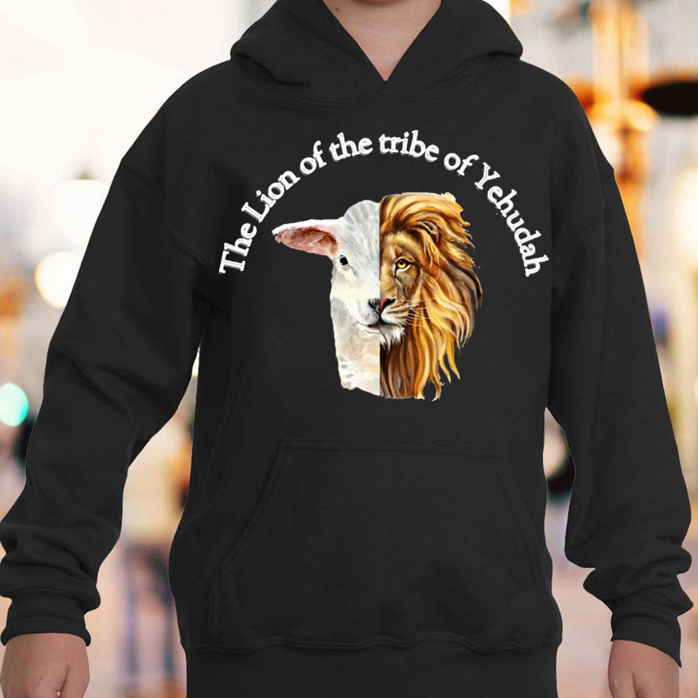 The Lion Of The Trible Of Yehudah Christian Hoodie