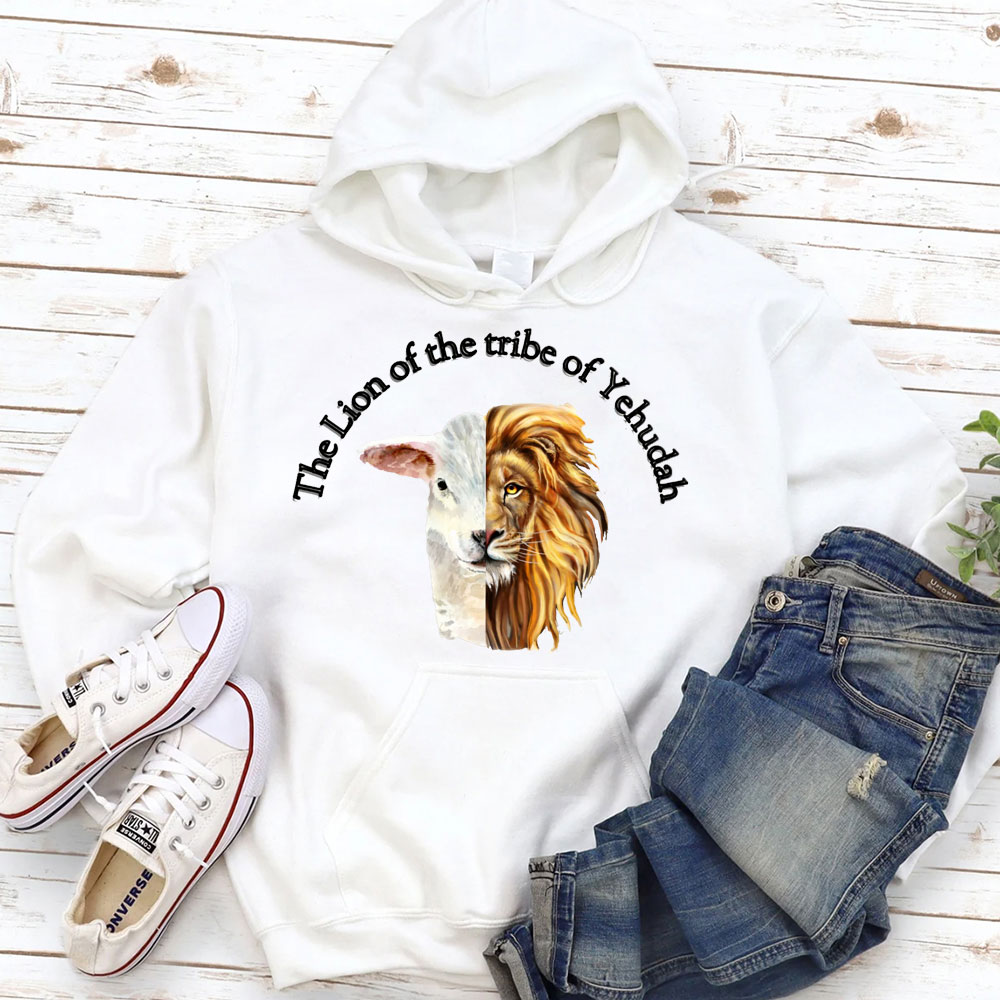 The Lion Of The Trible Of Yehudah Christian Hoodie
