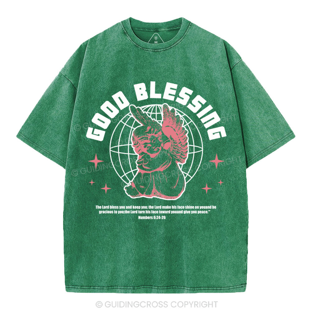 The Lord Bless You Christian Washed T-Shirt