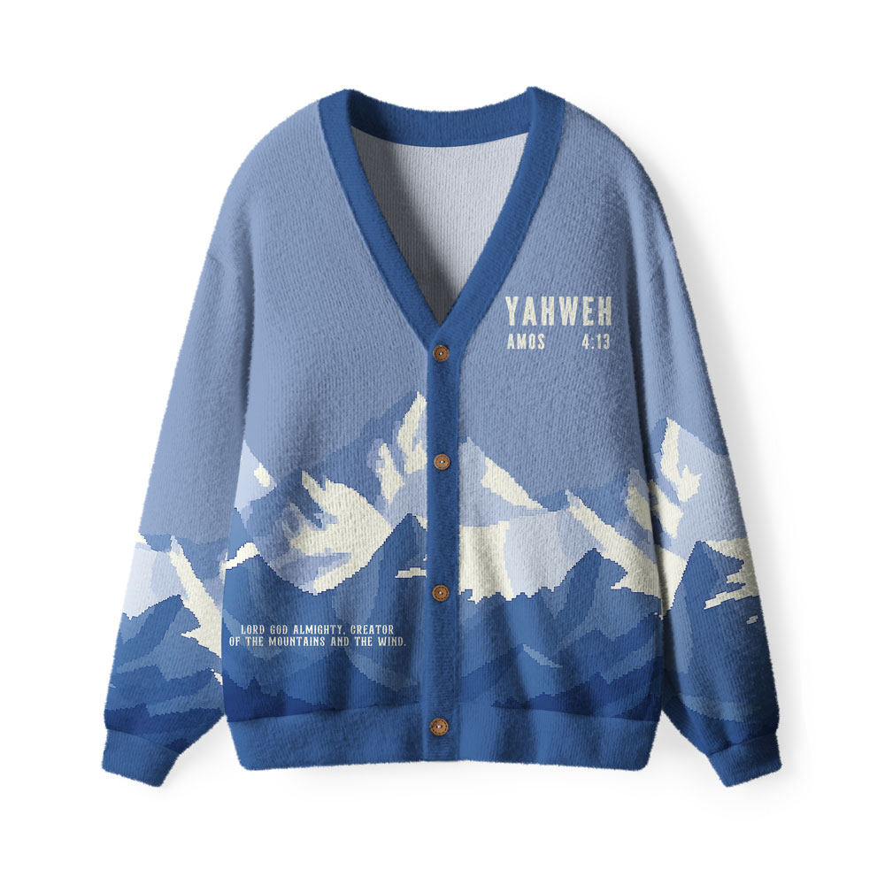 The Lord God Almighty Furry Christian Lightweight Cardigan