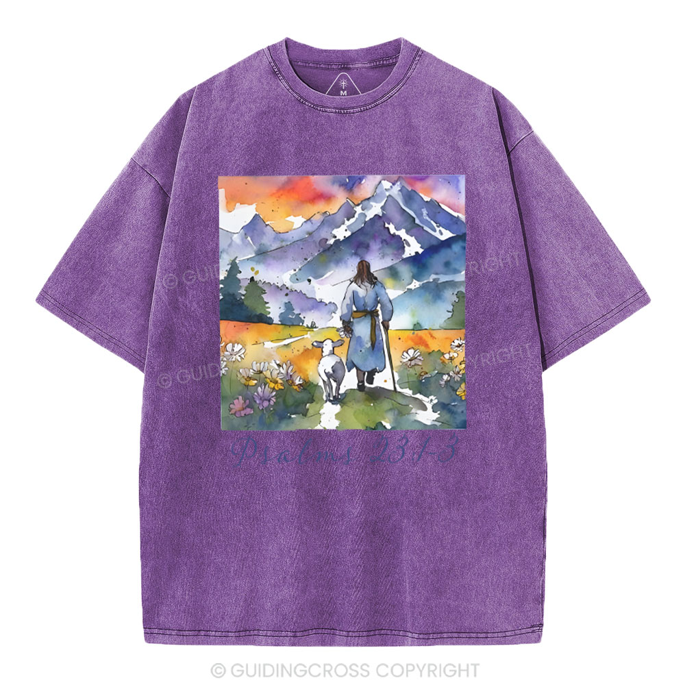 The Lord Is My Friend Christian Washed T-Shirt