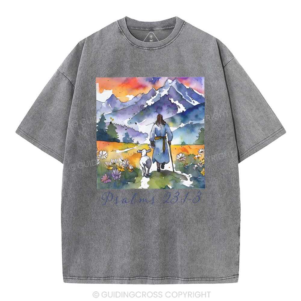 The Lord Is My Friend Christian Washed T-Shirt