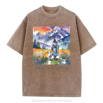 The Lord Is My Friend Christian Washed T-Shirt