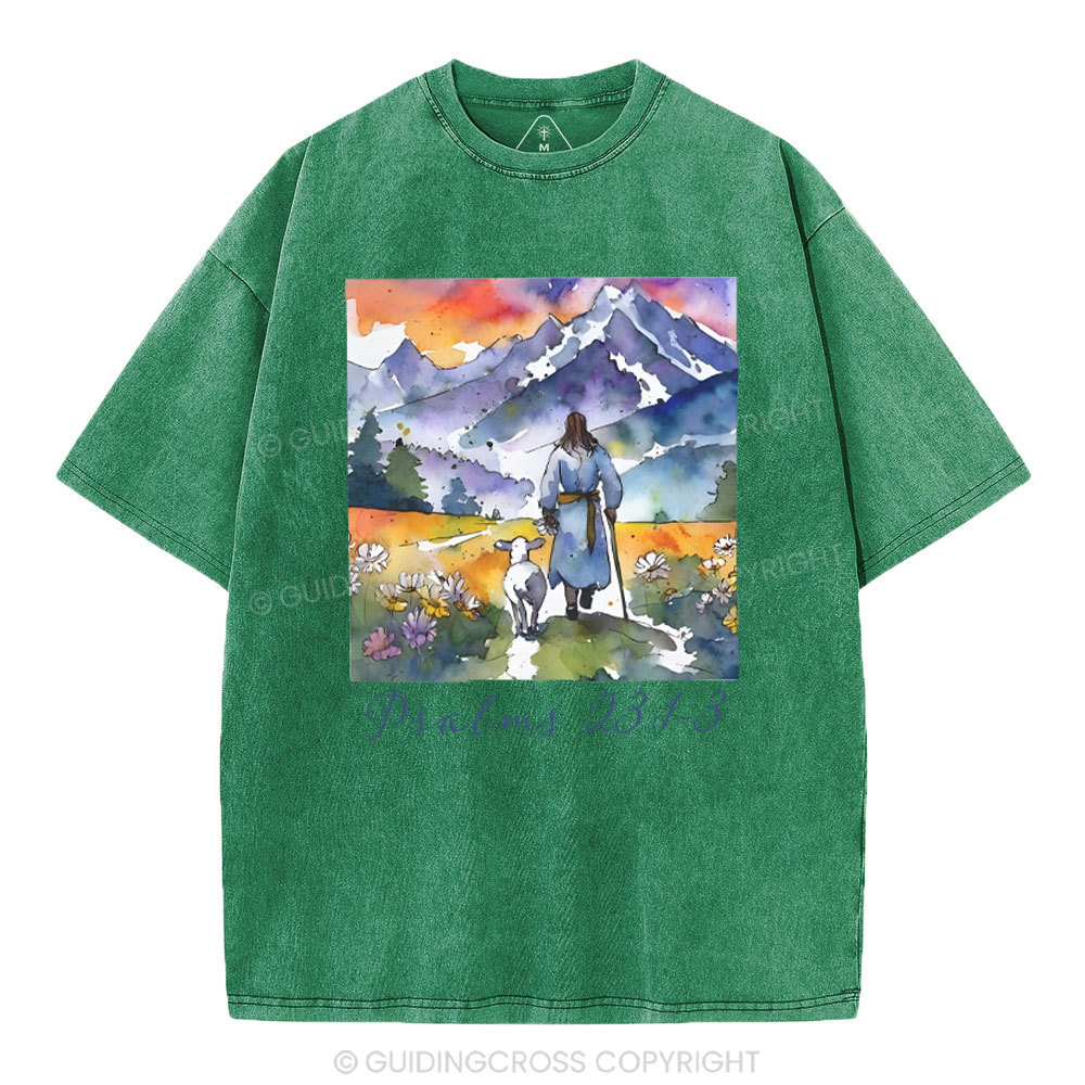 The Lord Is My Friend Christian Washed T-Shirt