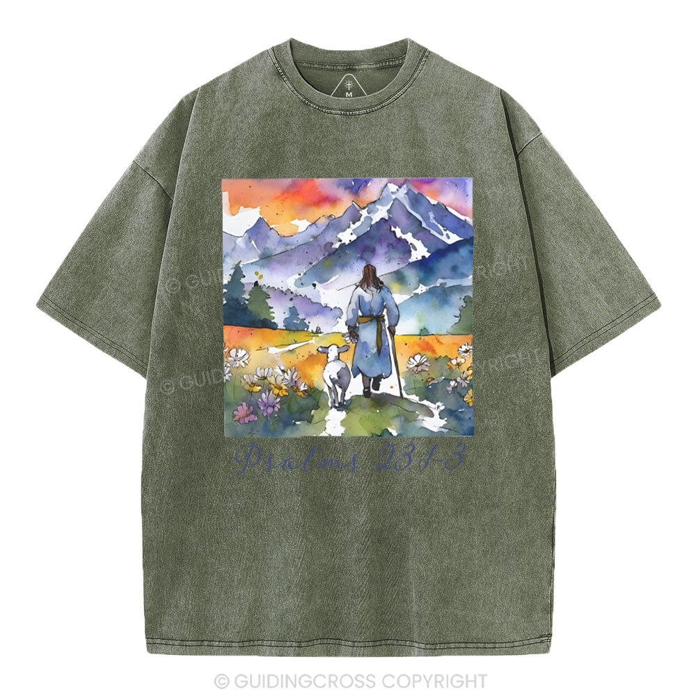 The Lord Is My Friend Christian Washed T-Shirt