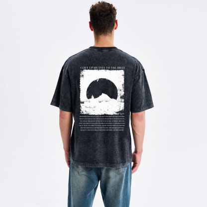 The Lord Is My Keeper Christian Washed T-Shirt