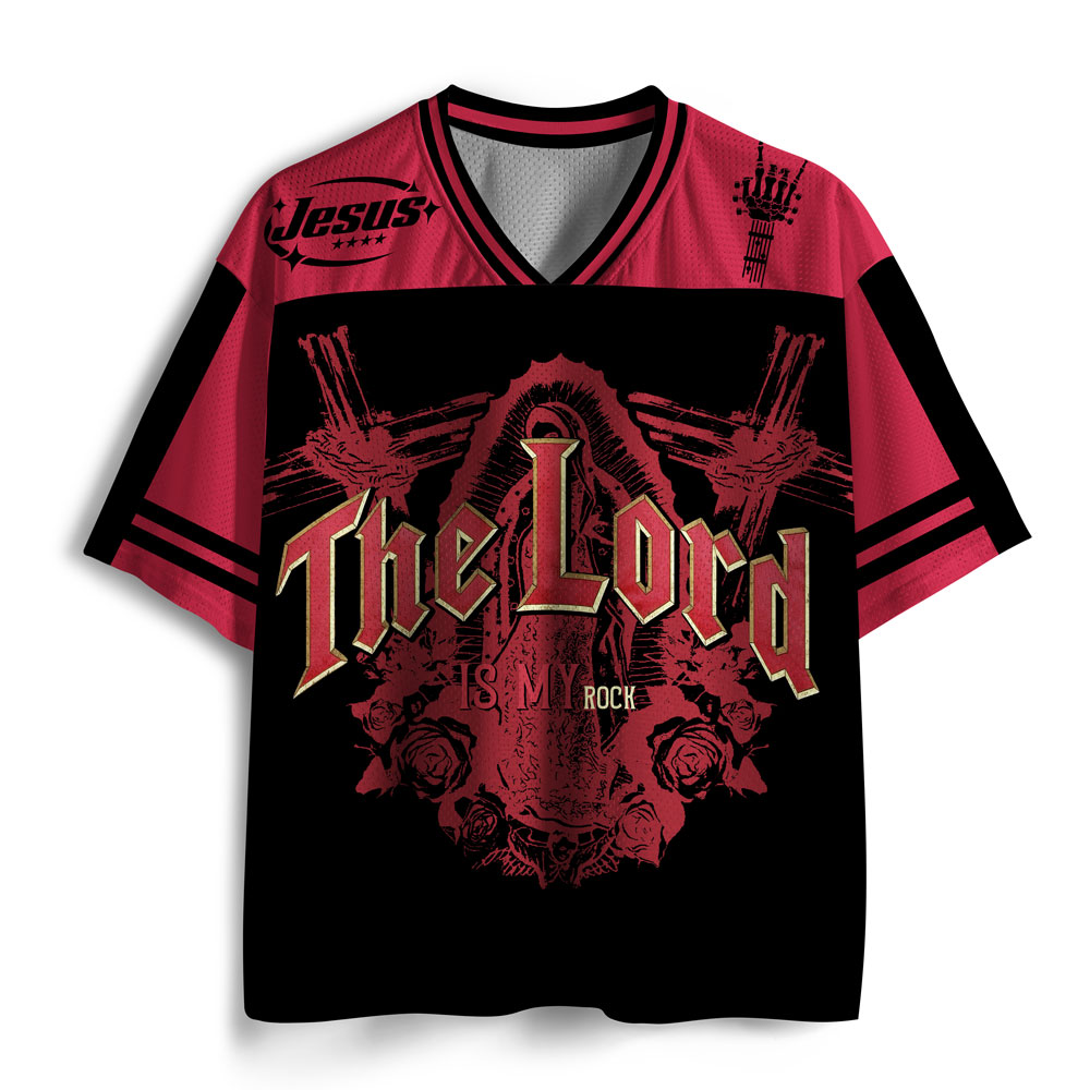The Lord Is My Rock Christian Mesh Jersey