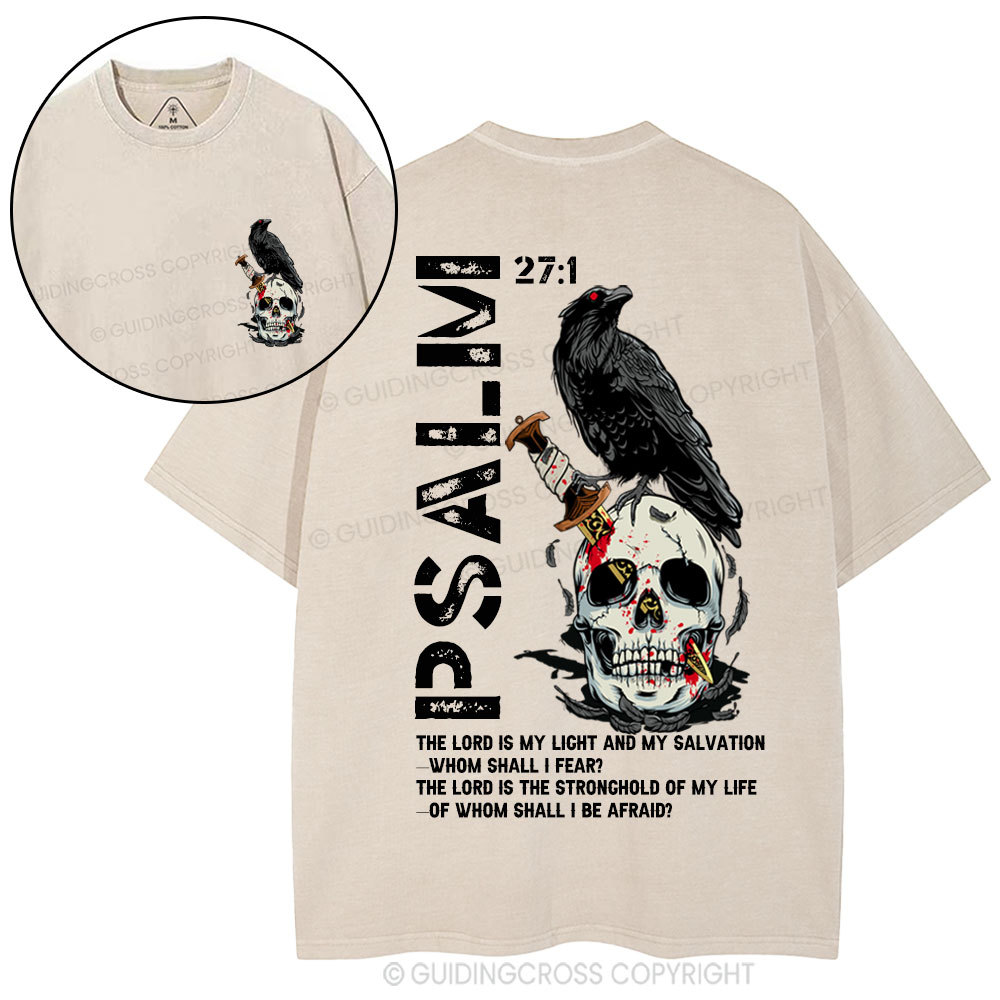 The Lord Is My  Salvation Christian Washed T-Shirt