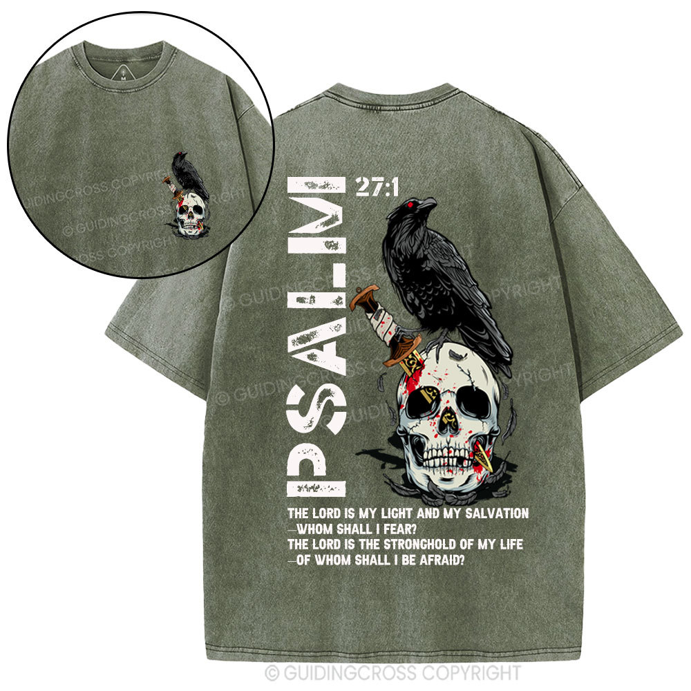 The Lord Is My  Salvation Christian Washed T-Shirt