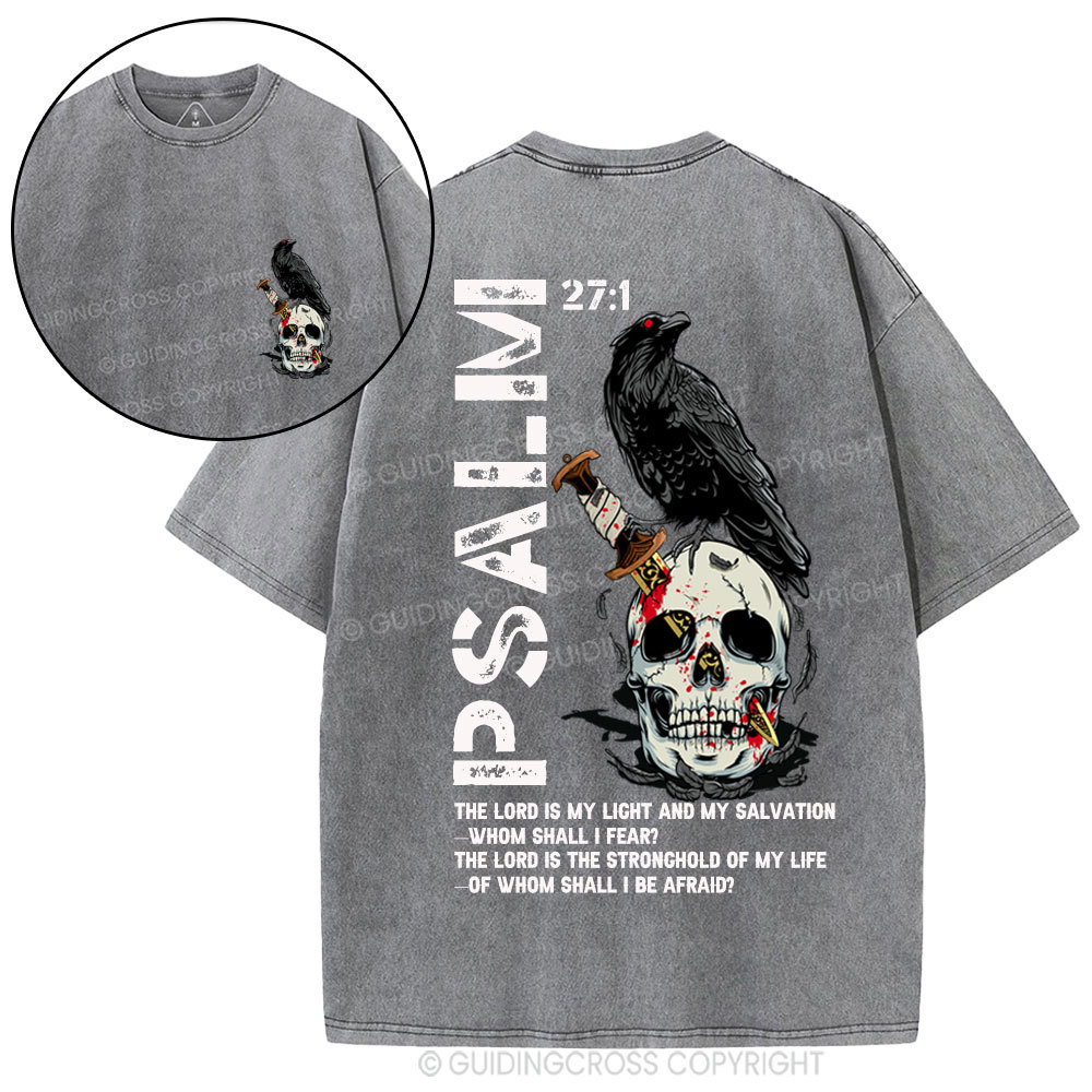 The Lord Is My  Salvation Christian Washed T-Shirt