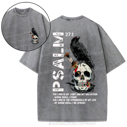 The Lord Is My  Salvation Christian Washed T-Shirt