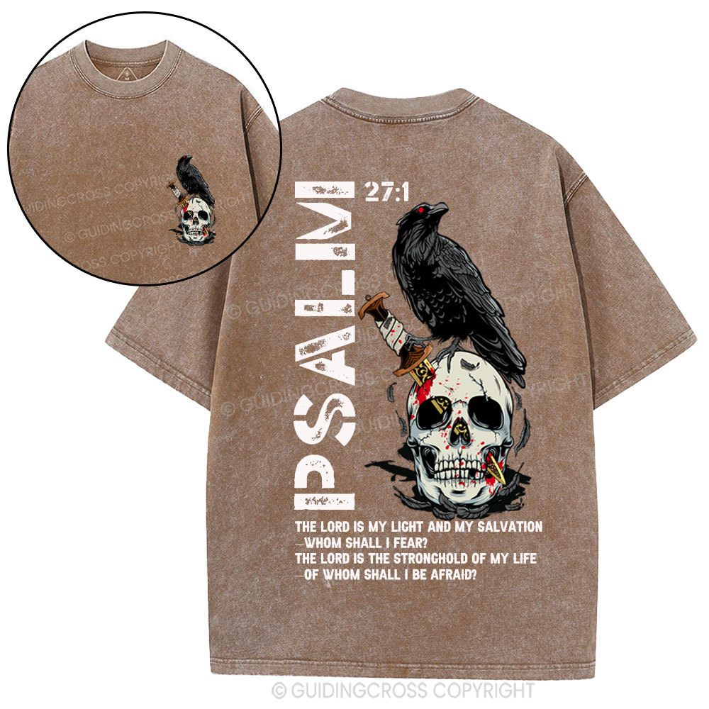 The Lord Is My  Salvation Christian Washed T-Shirt