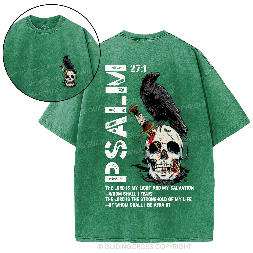 The Lord Is My  Salvation Christian Washed T-Shirt