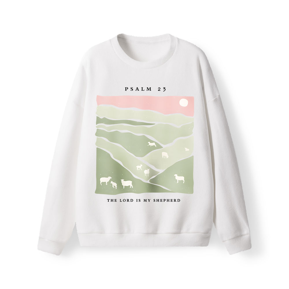 The Lord Is  My Shepherd Christian Lightweight Sweater