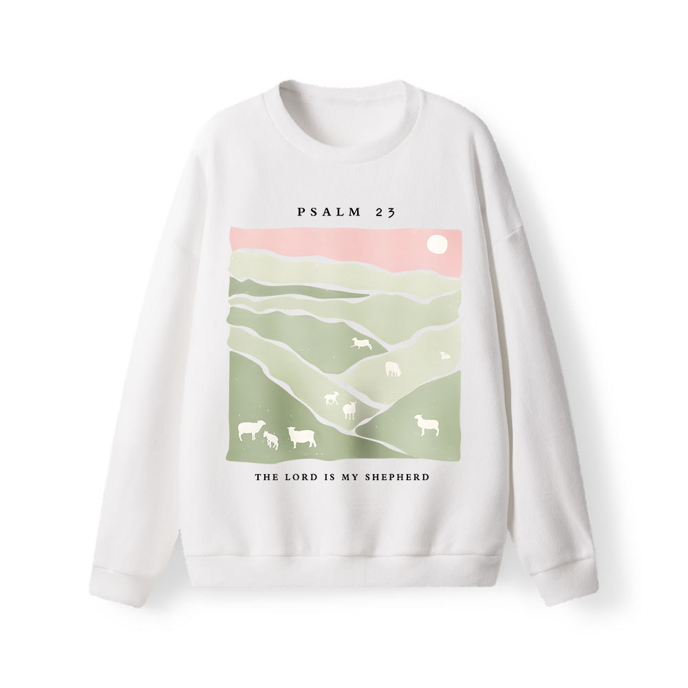 The Lord Is  My Shepherd Christian Lightweight Sweater