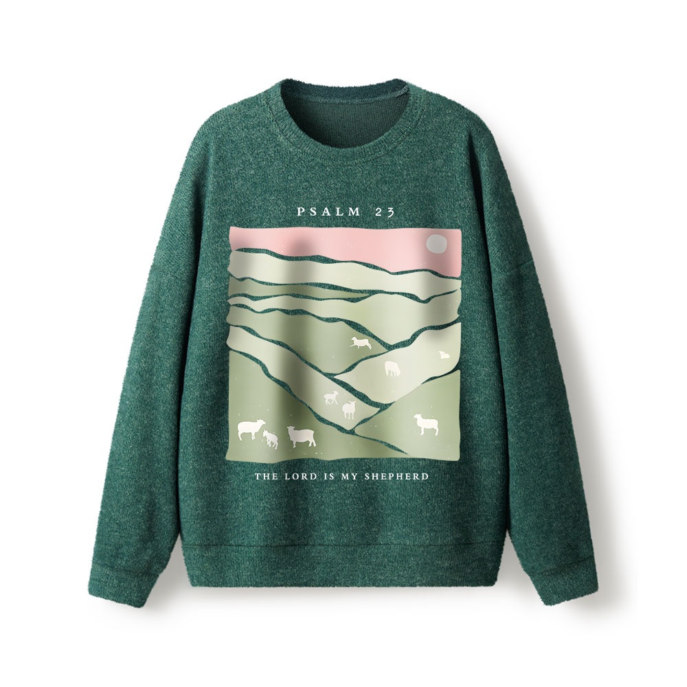 The Lord Is  My Shepherd Christian Lightweight Sweater