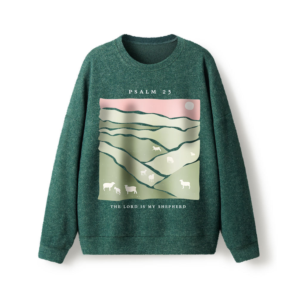 The Lord Is  My Shepherd Christian Lightweight Sweater