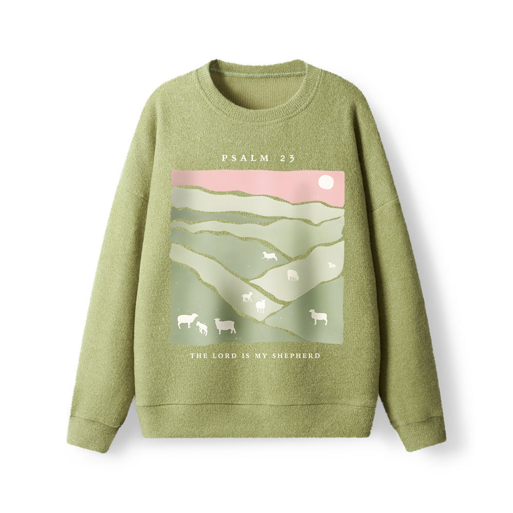 The Lord Is  My Shepherd Christian Lightweight Sweater