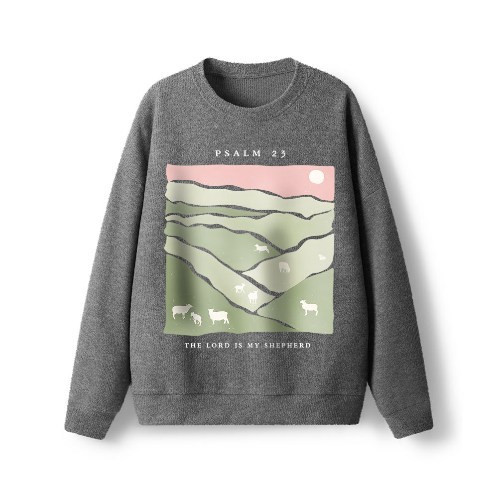 The Lord Is  My Shepherd Christian Lightweight Sweater