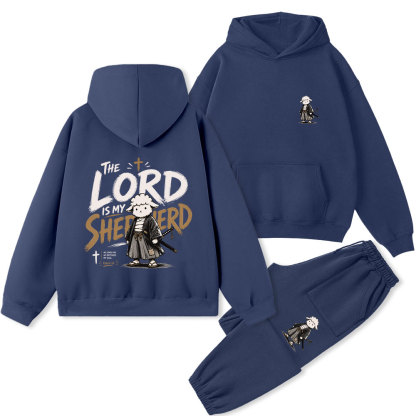 The Lord Is My Shepherd Christian Premium Fleece Hoodie Set
