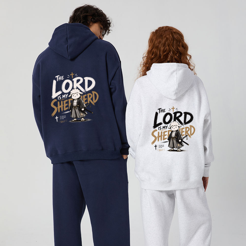 The Lord Is My Shepherd Christian Premium Fleece Hoodie Set