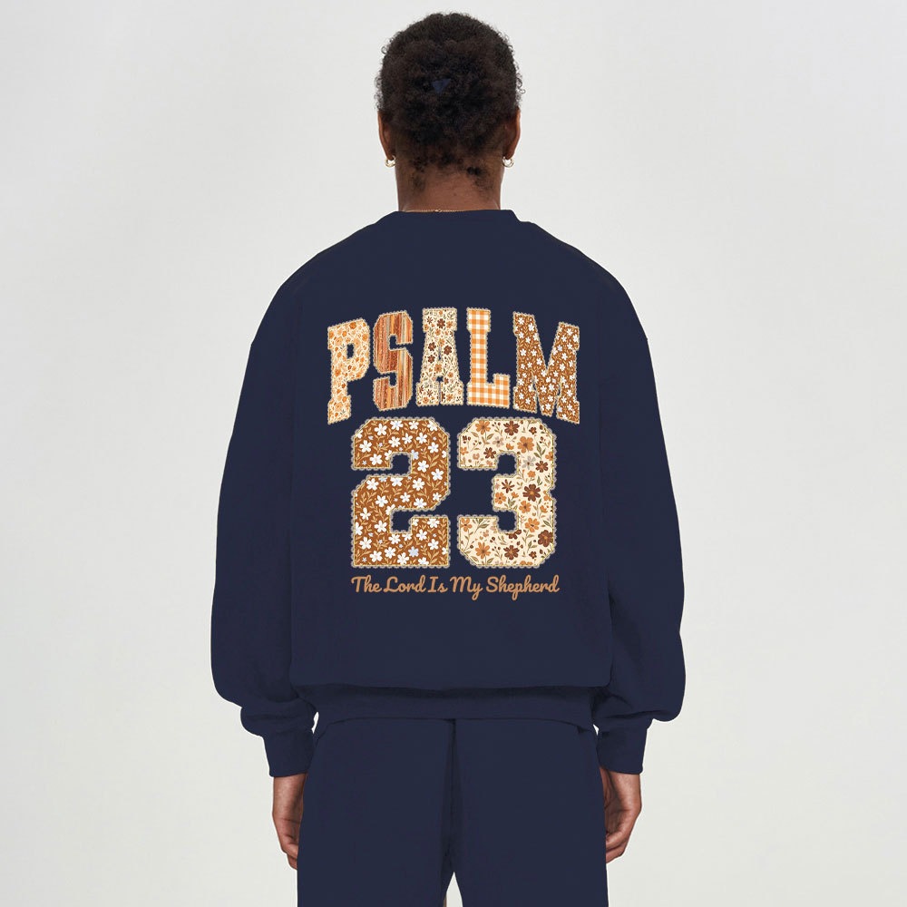 The Lord Is My Shepherd Christian Fleece Sweatshirt 