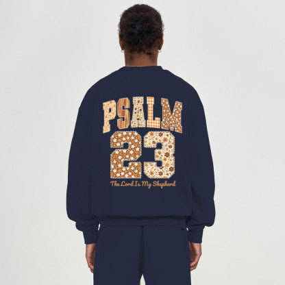 The Lord Is My Shepherd Christian Fleece Sweatshirt 