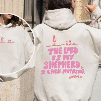 The Lord Is My Shepherd Christian Fleece Hoodie Set