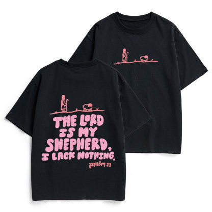 The Lord Is My Shepherd Christian Heavy Cotton T-Shirt