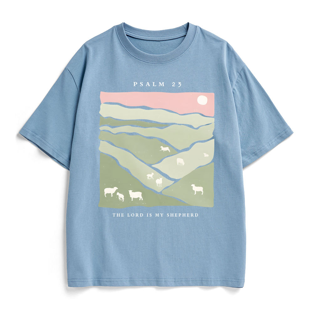 The Lord Is My Shepherd Christian Heavy Cotton T-Shirt