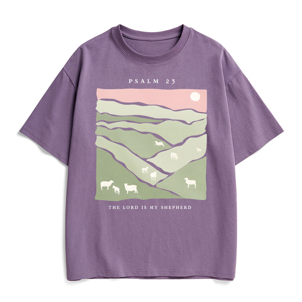 The Lord Is My Shepherd Christian Heavy Cotton T-Shirt