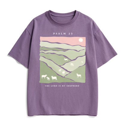 The Lord Is My Shepherd Christian Heavy Cotton T-Shirt