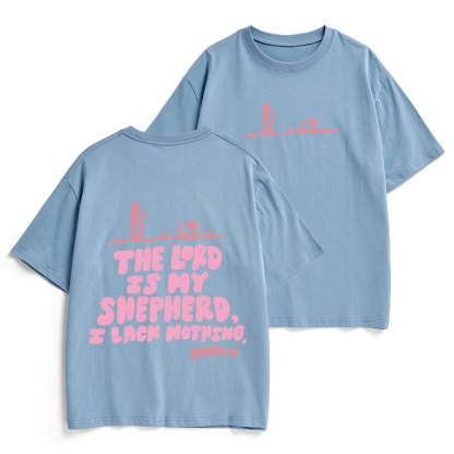 The Lord Is My Shepherd Christian Heavy Cotton T-Shirt