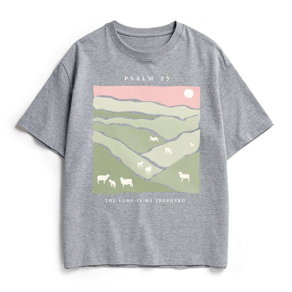 The Lord Is My Shepherd Christian Heavy Cotton T-Shirt