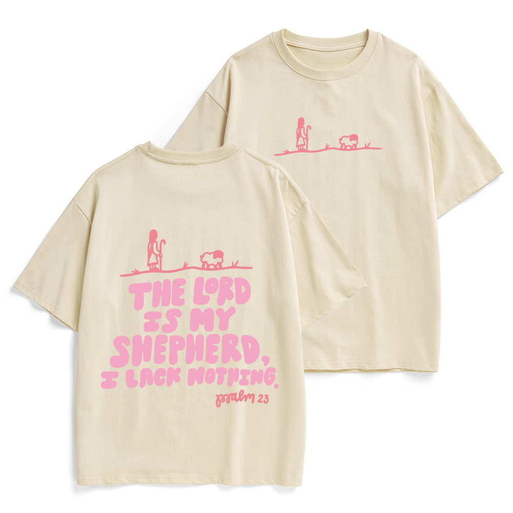 The Lord Is My Shepherd Christian Heavy Cotton T-Shirt