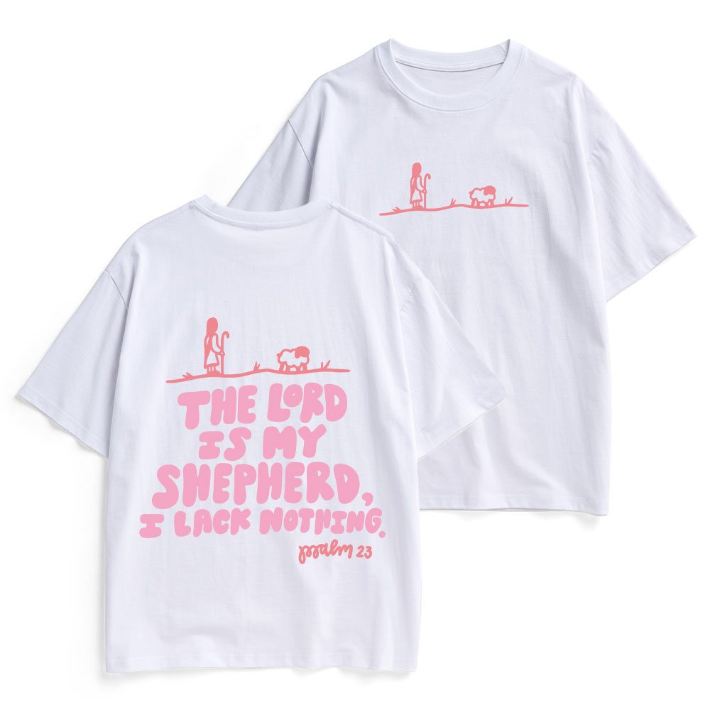 The Lord Is My Shepherd Christian Heavy Cotton T-Shirt