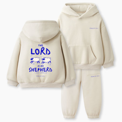 The Lord Is My Shepherd Christian Kid Hoodie Set