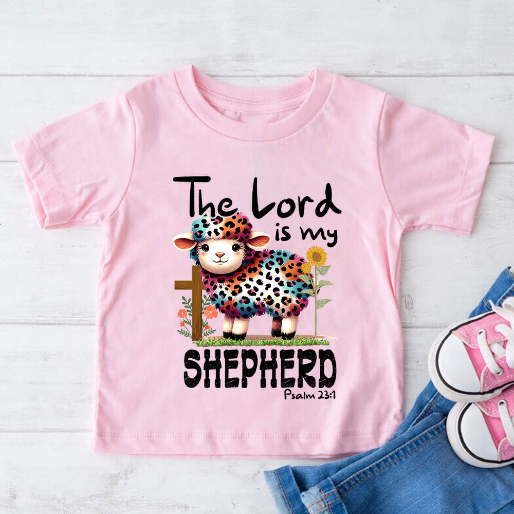 The Lord Is My Shepherd Christian Kid T-Shirt