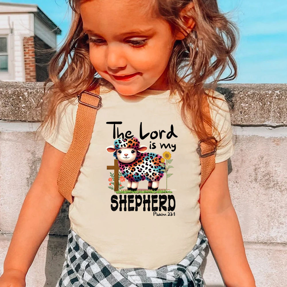 The Lord Is My Shepherd Christian Kid T-Shirt