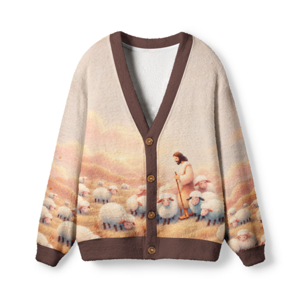 The Lord Is My Shepherd Christian Lightweight Cardigan