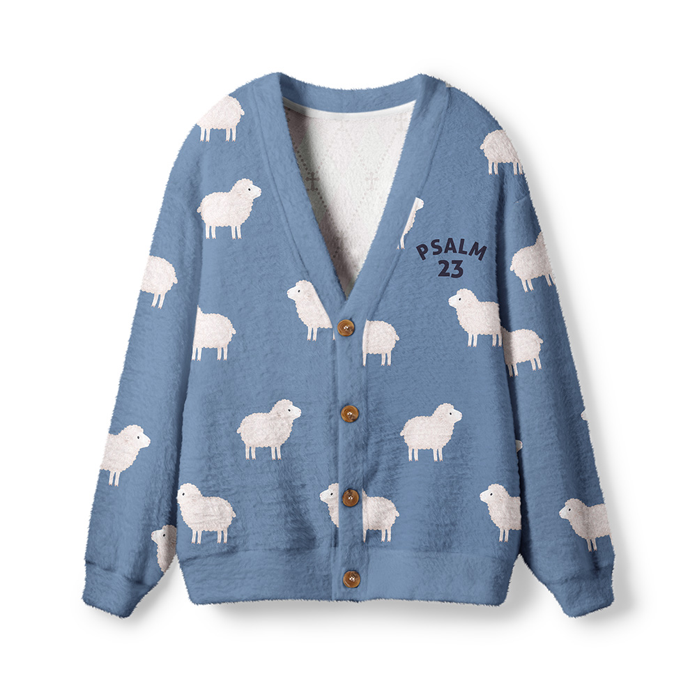 The Lord Is My Shepherd Christian Lightweight Cardigan