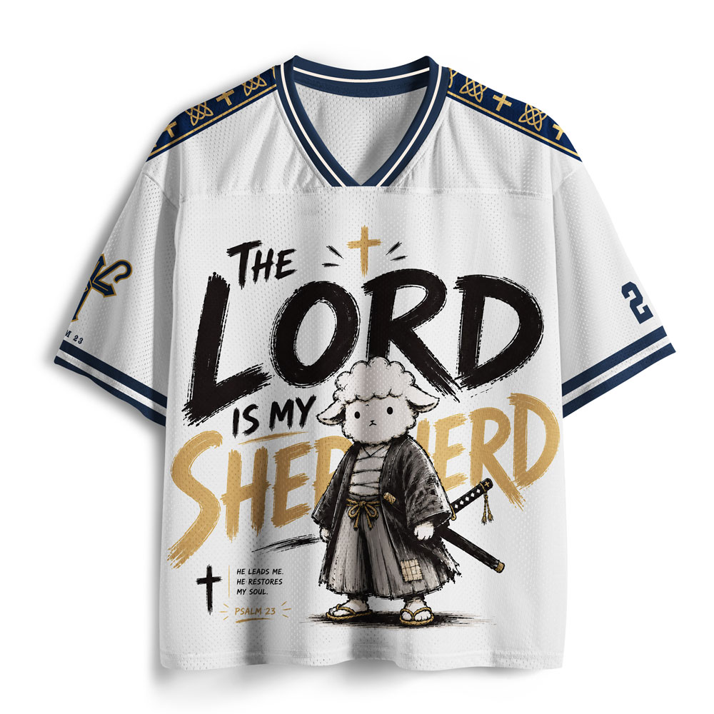 The Lord Is My Shepherd Christian Mesh Jersey  