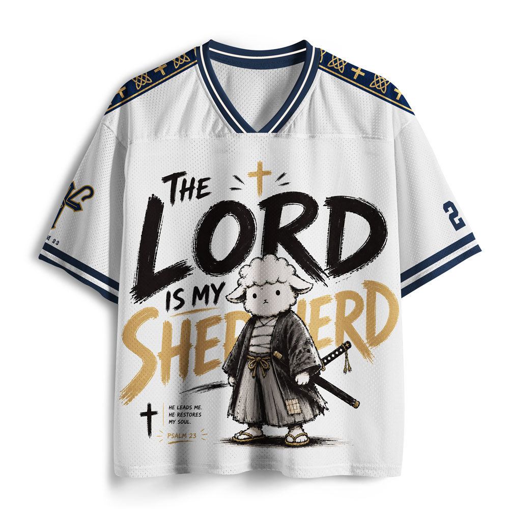 The Lord Is My Shepherd Christian Mesh Jersey  