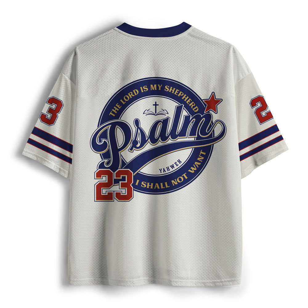 The Lord Is My Shepherd Christian Mesh Jersey