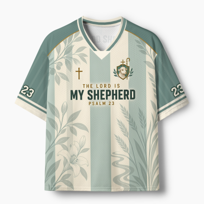 The Lord Is My Shepherd Christian Mesh Jersey  