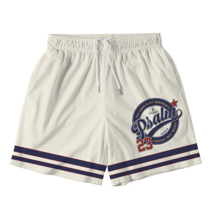 The Lord Is My Shepherd Christian Mesh Shorts