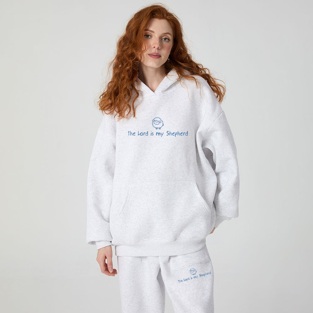 The Lord Is My Shepherd Christian Premium Fleece Hoodie Set