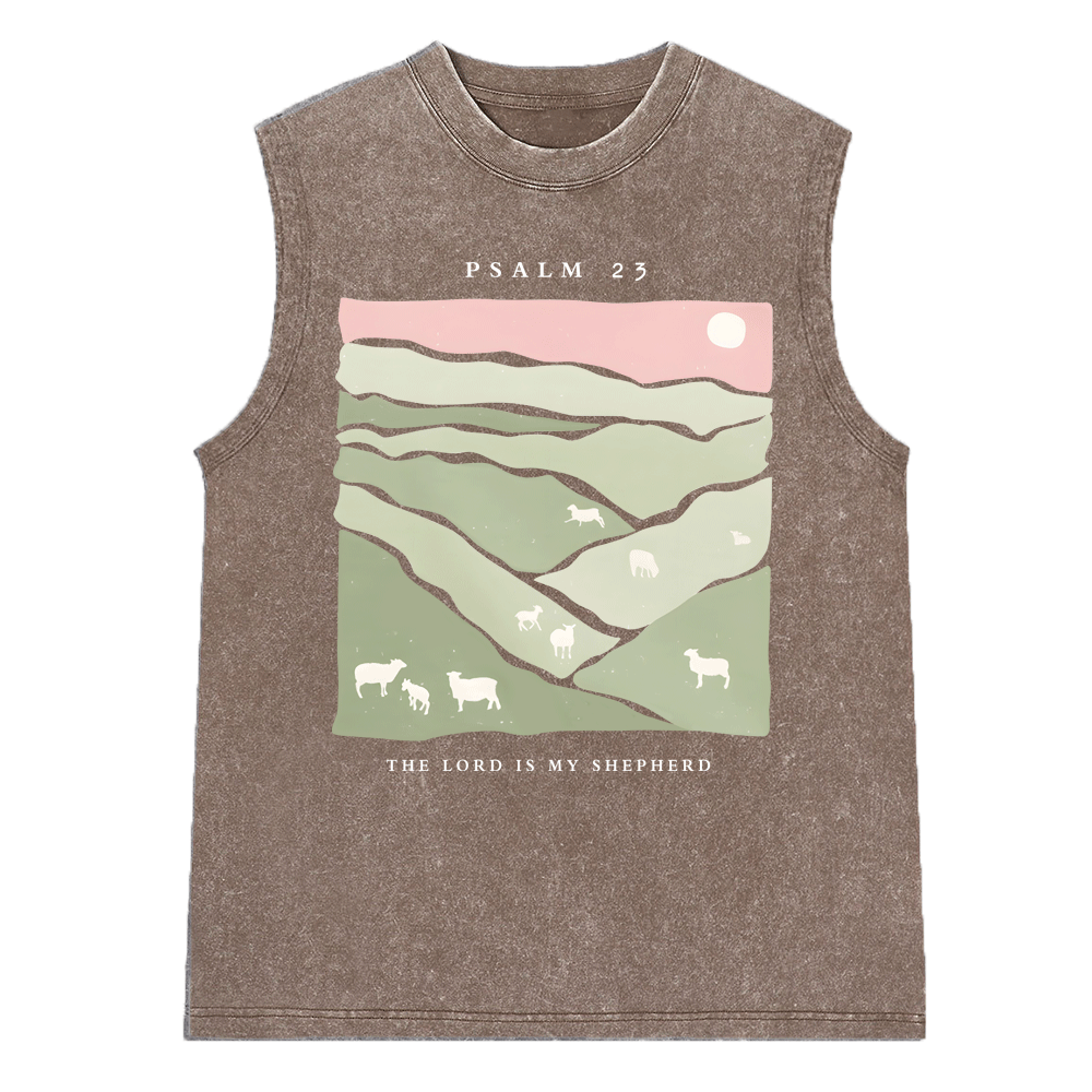 Your Plan God's Plan Christian Washed Sleeveless Tee Sale-GuidingCross