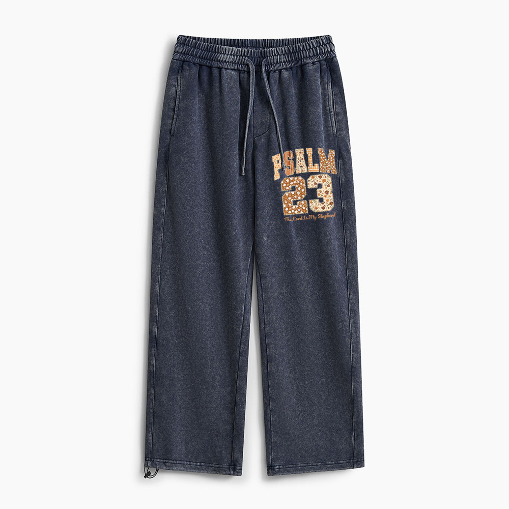 The Lord Is My Shepherd Christian Washed Sweatpants